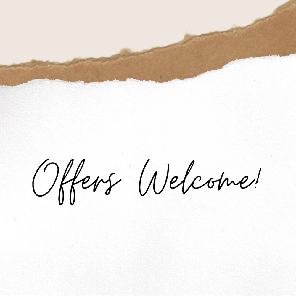 Offers Welcome!